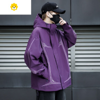 FISH BASKETMTVO迈特优防风衣外套男新款潮牌户外防水工装痞帅夹克