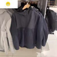 FISH BASKET男装女装防风摇粒绒连帽外套男季休闲加厚p暖夹克Y473324