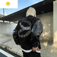 FISH BASKET尾郎的店 美式复古棉服男ins潮牌欧美高街嘻哈棒球服外套夹克情侣