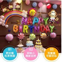 一1周岁宝宝生日布置装饰男女气球墙两岁儿童女童公主背景墙主题