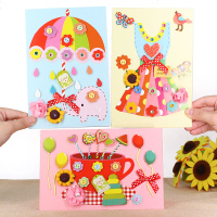 元旦新年儿童贺卡材料包幼儿园立体手工贺卡制作春节卡片礼物