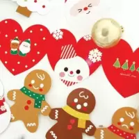 2018礼品包邮 立体贺卡 可爱圣诞节贺卡|圣诞卡片装饰品 盒装10枚