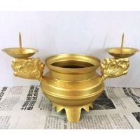 两用香烛台蜡烛台供佛祭祀用品法器有求必应佛光普照