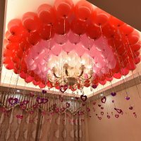 结婚气球生日情人节装饰婚庆婚房布置2.2克加厚气球亮片吊坠套餐
