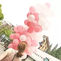 气球100个装结婚婚礼用品求婚房七夕儿童生日布置气球装饰用品
