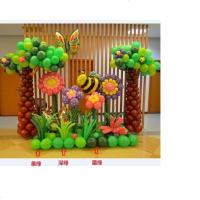 春节新年元旦气球装饰墨绿大红色生日开业加厚结婚圆气球布置批发