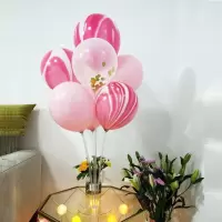 ins网红气球桌飘气球树支架结婚生日布置婚礼玫瑰金婚房装饰气球