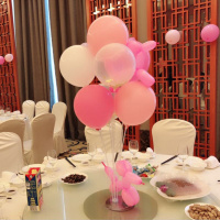 透明支架底座气球台摆支杆立柱桌摆气球杆子布置ins网红金亮片
