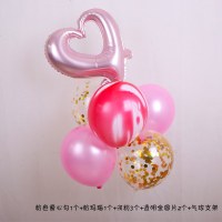 透明气球台摆 气球支杆 桌摆气球杆子 生日布置ins网红金圆片气球