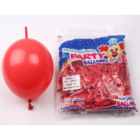 泰国6寸尾巴气球 BK尾巴气球100只装 灵可龙针尾球 泰国气球