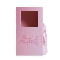 苹果礼品盒粉色圣诞霓虹小单盒迷你纸盒糖果礼物盒口红包装盒纸盒