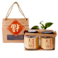 礼品盒包装蜂蜜柠檬膏红糖黑糖姜枣膏包装盒手提袋纯手工制作礼盒