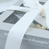 正方形礼品盒礼物盒子精美韩版粉色ins风女生日礼盒包装盒大号男