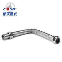 水管4分304不锈钢波纹管热水器坐便器冷热水管防爆抗压DA