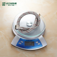 软管304不锈钢红蓝冷热水管双头热水器马桶防爆加长进水管