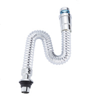 洗手盆下水管软管 不锈钢面盆洗脸盆下水管排水管 防臭 加长 伸缩