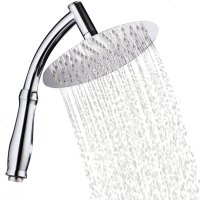 8寸大花洒手持顶喷热水器洗澡淋雨器喷头不锈钢蓬头卫浴水洒套装