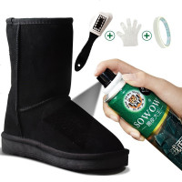 喷色翻毛皮翻新男女鞋磨沙皮鞋咖啡色上色剂磨砂粉鞋油韩式卡其色