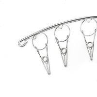 防风夹子衣架收纳不锈钢晒衣服防风晾衣夹多功能家用凉挂袜子