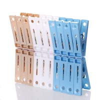 日本带绳夹子 晾衣夹 强力晾晒架晾衣夹塑料夹 防风夹 悬挂夹子