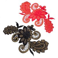 大号刺绣花布贴羽绒服装饰补丁贴花衣服破洞补贴手工DIY辅料贴布