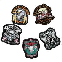 时尚个性布贴刺绣老鹰绣花贴衣服贴布胸章肩章臂章diy手工补丁贴