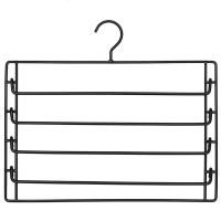 2个装多功能多层裤架挂裤子衣架裤夹衣柜收纳衣裤架裤挂架裤夹子