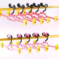 儿童裤架批发裤夹婴儿多功能家用多层塑料宝宝衣架裤挂夹子裤子架