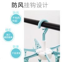晾袜子晾衣架多夹子家用内衣宝宝婴儿衣撑多功能晒衣挂晾衣夹防风