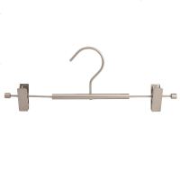 裙裤架裤夹子衣架服装店裤架无痕伸缩裤架家用衣橱裤挂6支装