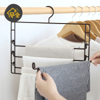 魔术裤夹子多层裤架子裤子衣架家用衣柜收纳衣裤架裤挂裤夹子