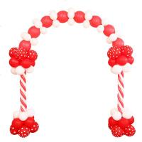 儿童生日拱气球套餐宝宝周岁派对迎宾立柱路引装饰布置