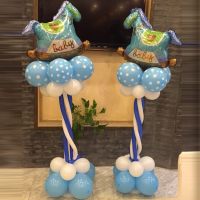 宝宝生日周岁百天派对迎宾气球立柱婚礼布置装饰用品路引