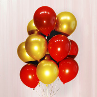 网红宝石红生日汽球串婚房布置套餐浪漫婚礼结婚气球装饰派对用品
