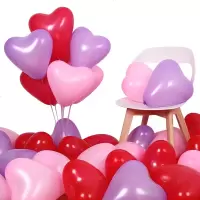 结婚用品加厚爱心形气球批發结婚房装饰布置生日派对装饰创意儿童