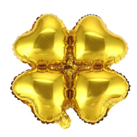 四叶草铝膜气球 拱结婚庆派对生日装饰布置心形铝箔气球