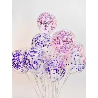 ins网红亮片气球婚房装饰用品生日派对婚礼结婚场景布置告白气球