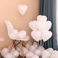 心形气球装饰结婚爱心空飘婚房布置婚礼创意粉色马卡龙桃心形造型