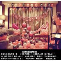 成人生日派对装饰字母气球女男朋友浪漫惊喜场景布置儿童用品套餐