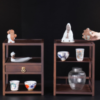 实木小博古架普洱茶置物架摆件展示柜茶具茶杯收纳架茶具配件