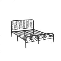 北欧ins网红风斯黛拉金色双人铁床极简设计师1.8米床铁艺床成人 1500mm*2000mm_黑色(排骨架