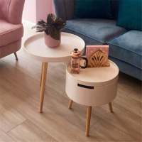 小客厅茶几北欧小户型阳台迷你网红小桌子卧室简约现代创意小圆桌