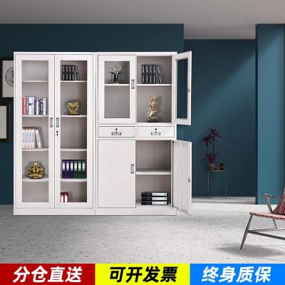 全国办公文件柜资料铁皮柜档案凭证柜铁柜带锁储物柜更衣柜子