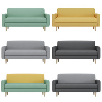 沙发小户型北欧卧室租房服装店小沙发椅网红款现代简约单双人沙发