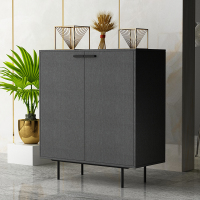 北欧轻奢风鞋柜家用口简约现代玄关收纳厅柜多功能大容量组装