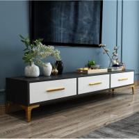 北欧电视柜茶几组合套装现代简约小户型客厅卧室轻奢后现代电视柜 140*40*40三抽拼色配送+安装 组装