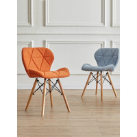 北欧餐椅卧室家用休闲简约凳子洽谈办公宿舍书桌椅子化妆美甲凳子