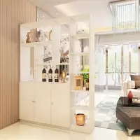 欧式餐边柜白色餐厅酒柜鞋柜一体靠墙客厅隔断玄关简约多功能