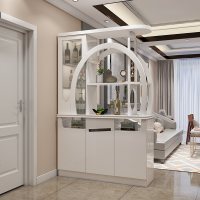 进玄关柜 双面客厅隔断柜酒柜 现代简约间厅柜鞋柜厅屏风柜子