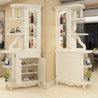 欧式隔断柜间厅柜客厅玄关柜双面酒柜鞋柜小户型屏风柜装饰隔厅柜